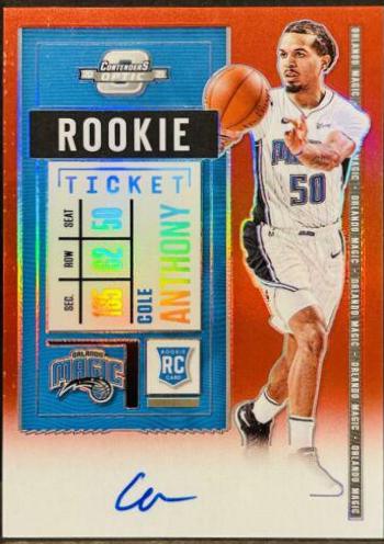 Cole Anthony [Autograph Red] #115