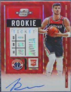 Deni Avdija [Autograph Red Wave] #110V