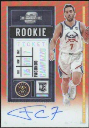 Facundo Campazzo [Autograph Orange] #132