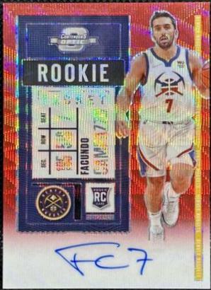 Facundo Campazzo [Autograph Red Wave] #132