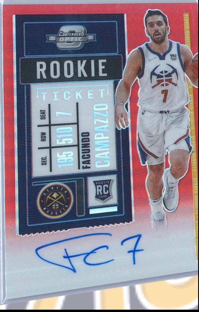 Facundo Campazzo [Autograph Red] #132