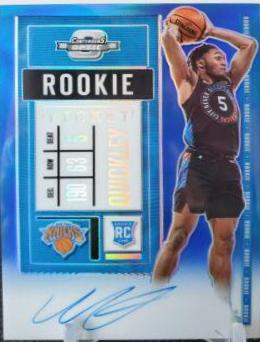 Immanuel Quickley [Autograph Blue] #129