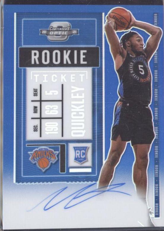 Immanuel Quickley [Autograph Blue] #129V