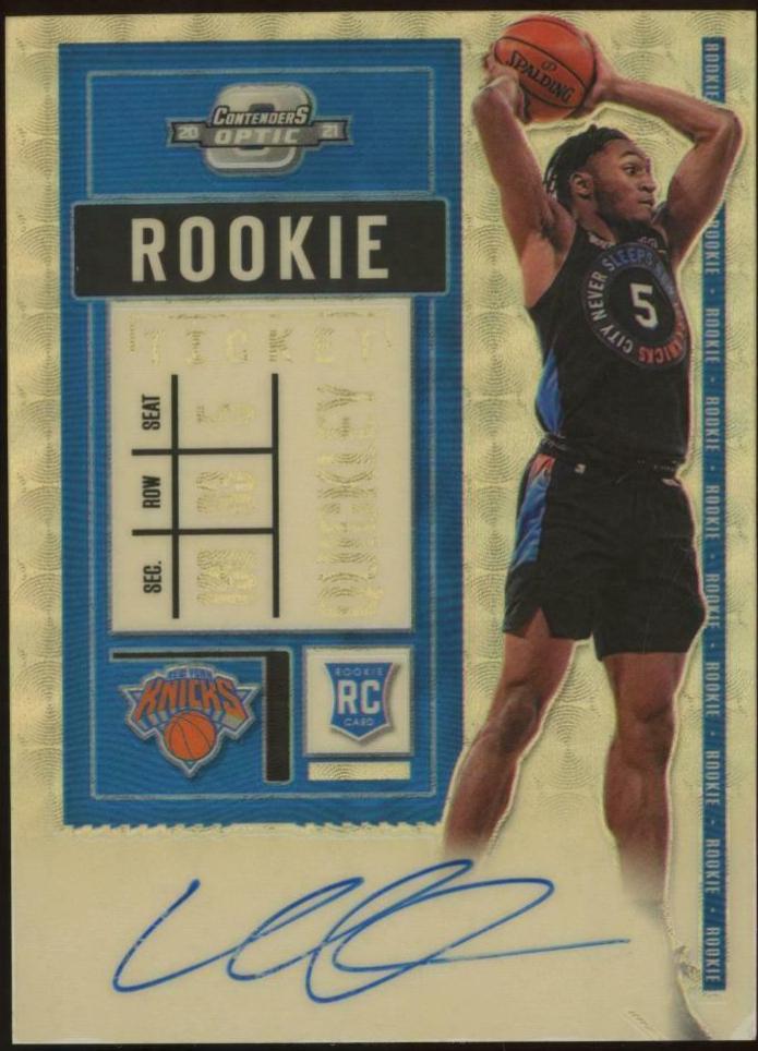 Immanuel Quickley [Autograph Gold Vinyl] #129