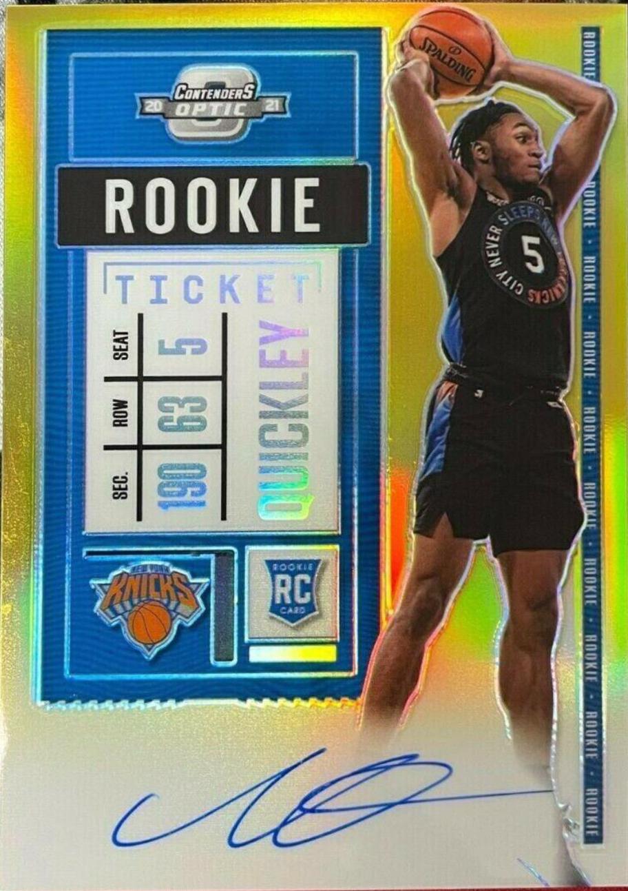 Immanuel Quickley [Autograph Gold] #129
