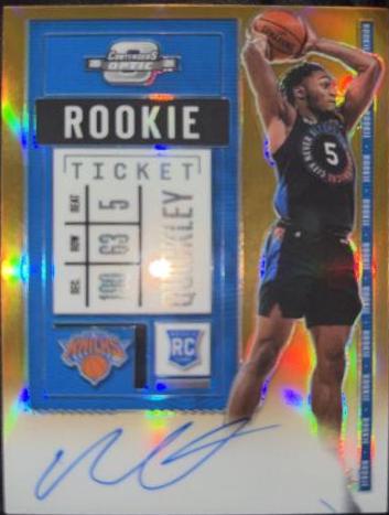 Immanuel Quickley [Autograph Orange] #129