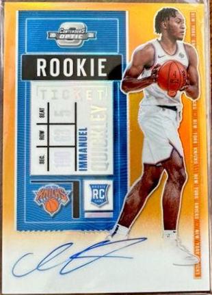Immanuel Quickley [Autograph Orange] #129V