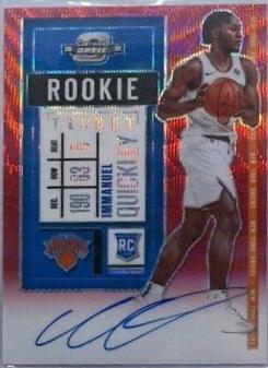 Immanuel Quickley [Autograph Red Wave] #129