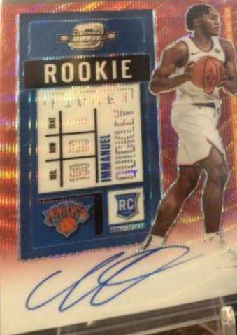 Immanuel Quickley [Autograph Red] #129V