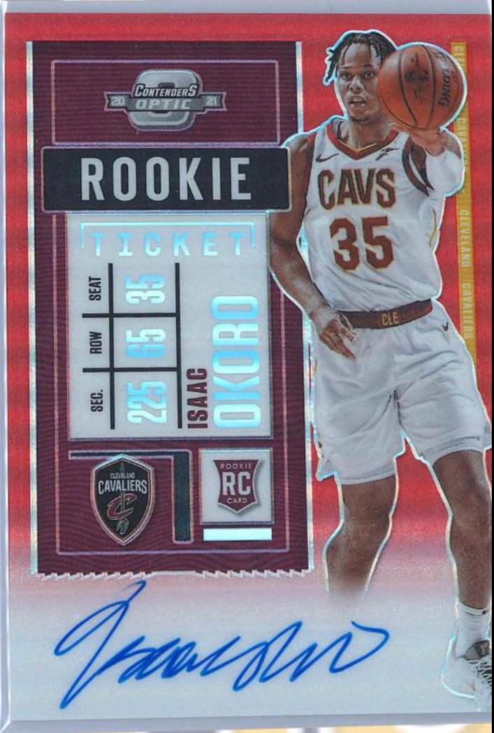 Isaac Okoro [Autograph Red] #102