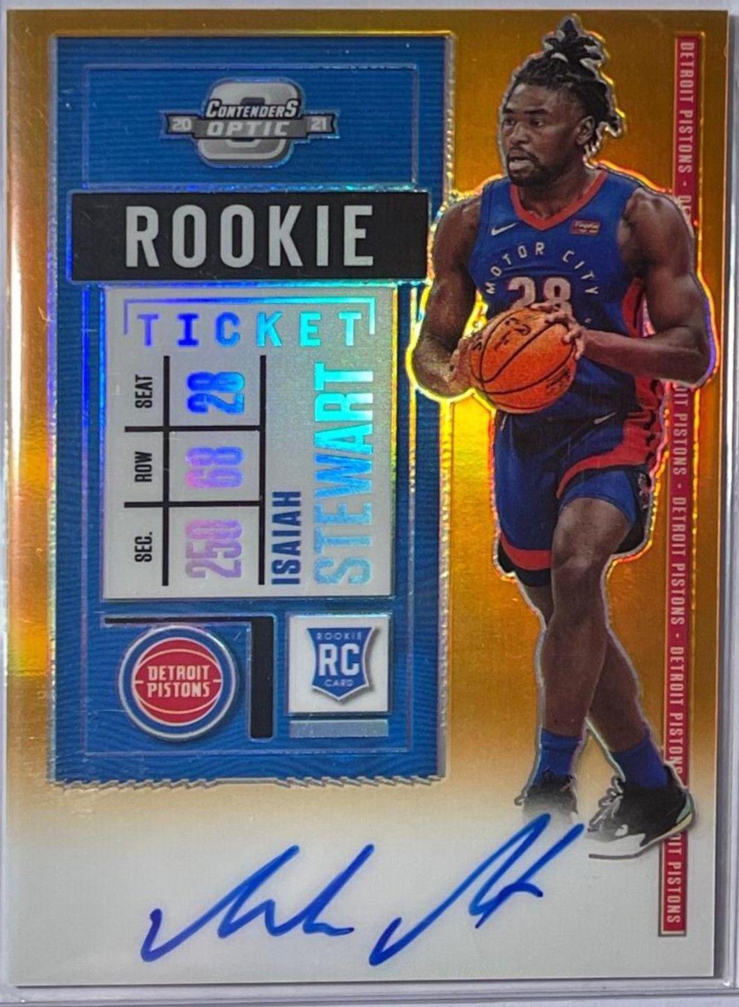 Isaiah Stewart [Autograph Orange] #134V