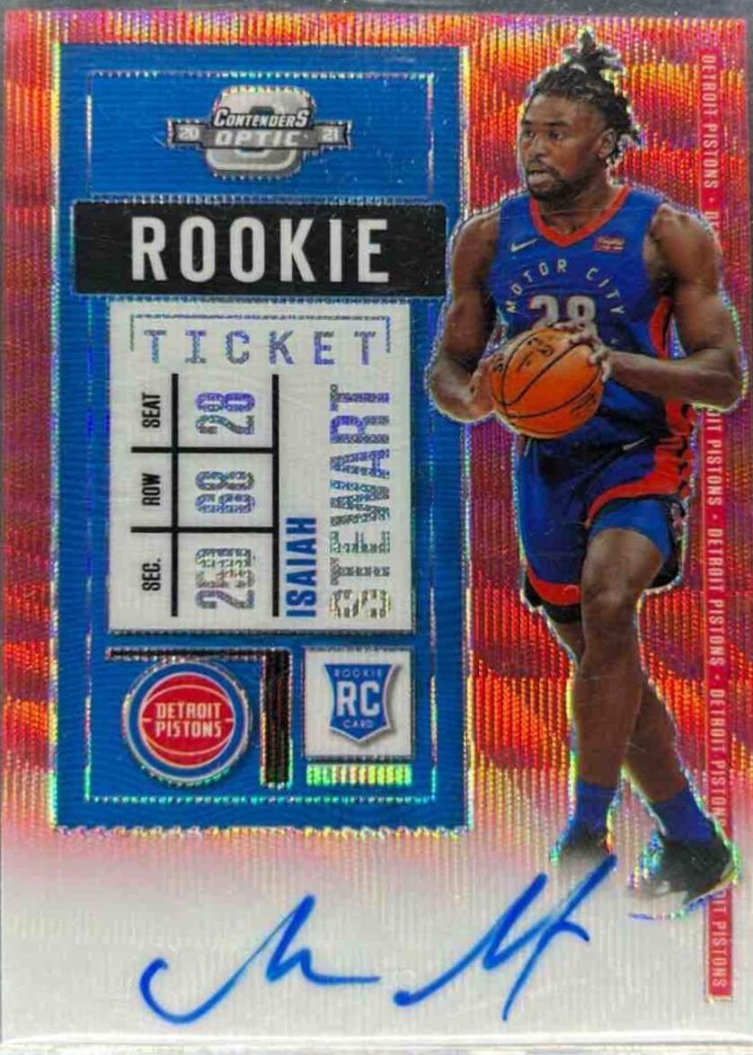 Isaiah Stewart [Autograph Red Wave] #134