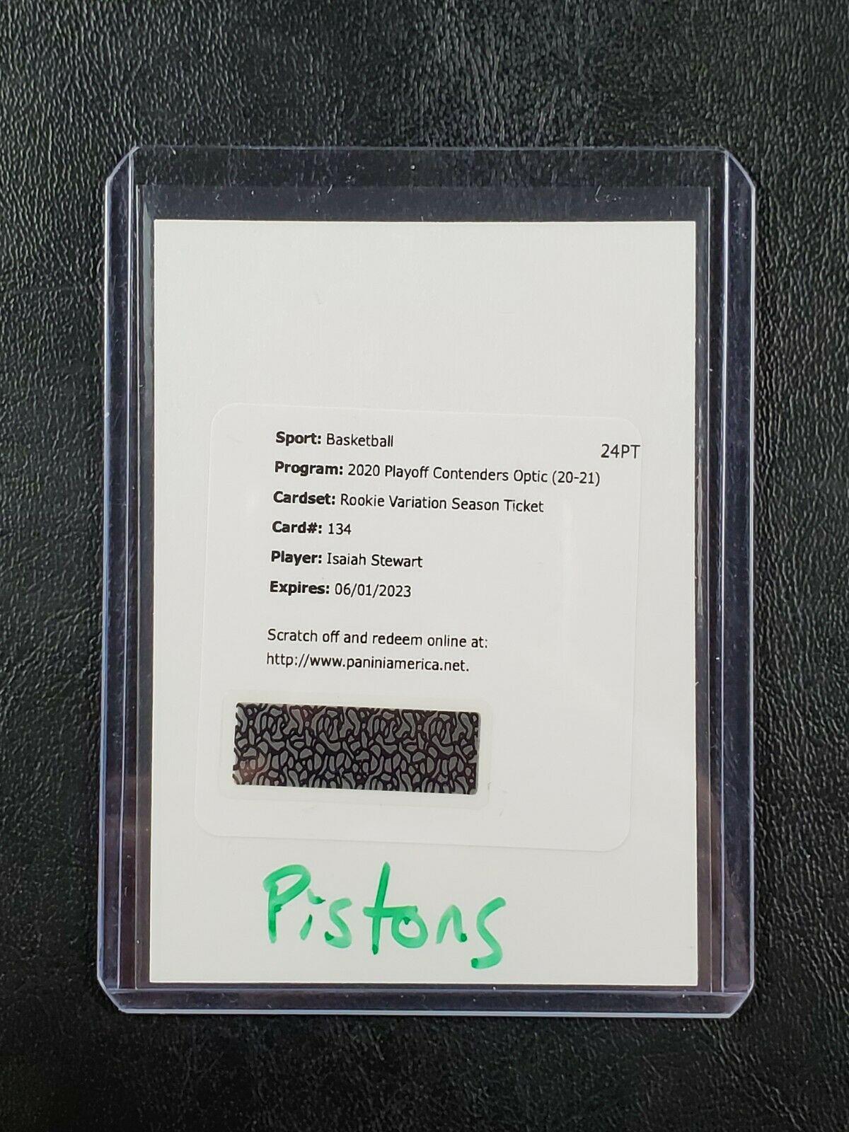 Isaiah Stewart [Autograph] #134