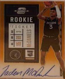 Jaden McDaniels [Autograph Orange] #101V