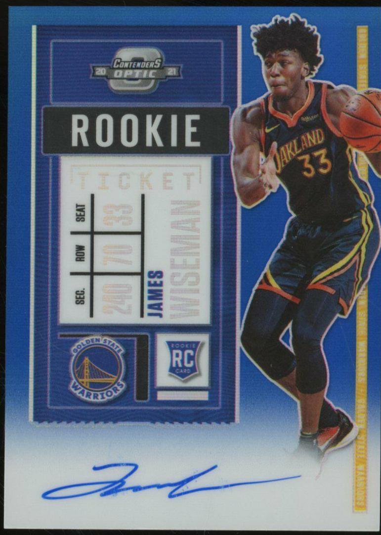 James Wiseman [Autograph Blue] #109