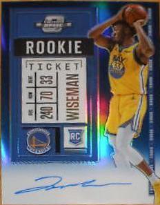James Wiseman [Autograph Blue] #109V