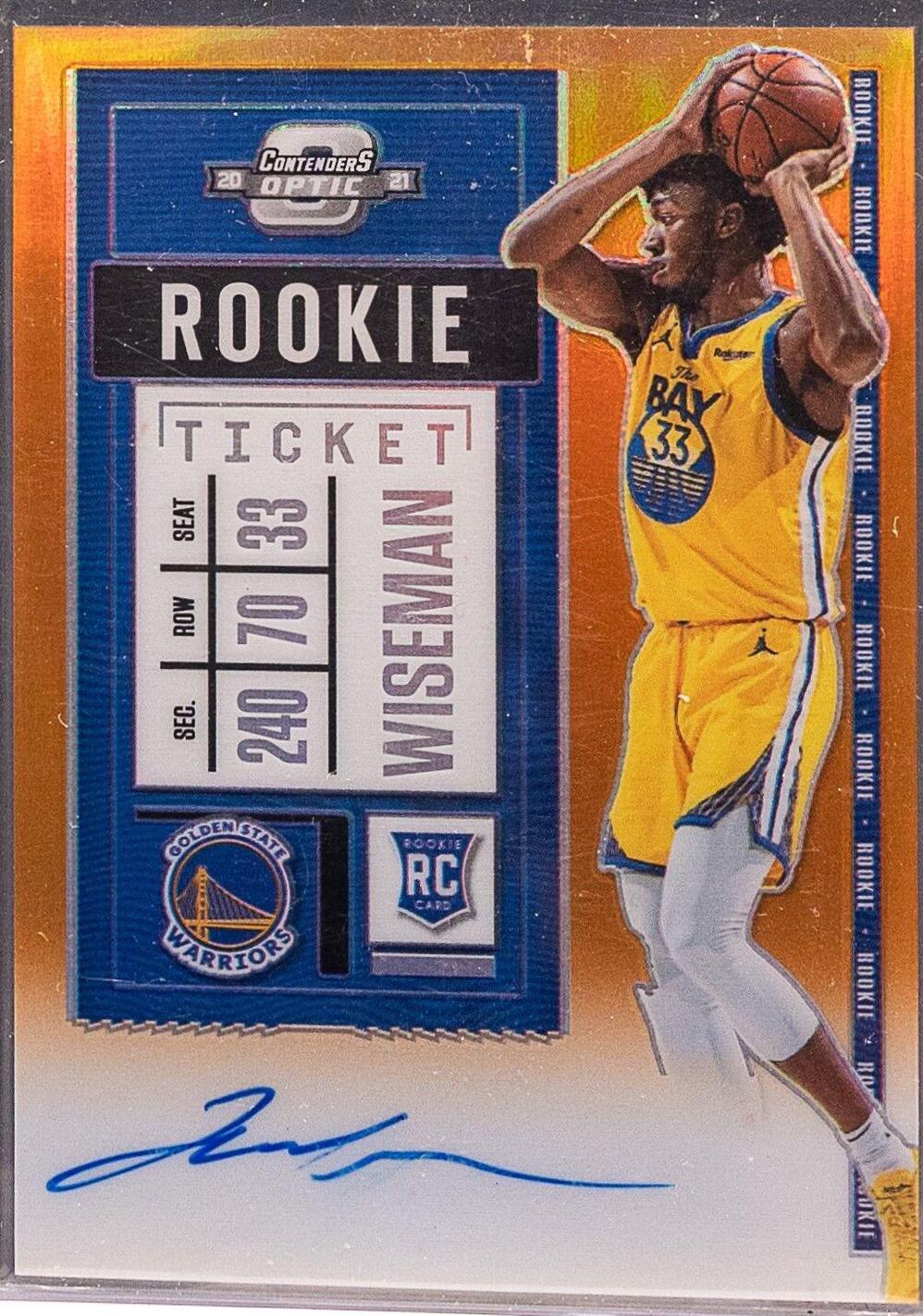 James Wiseman [Autograph Orange] #109V