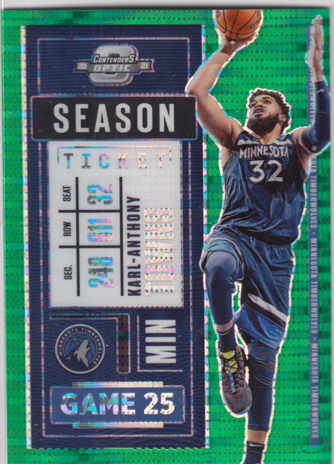 Karl Anthony Towns [Green Pulsar] #67