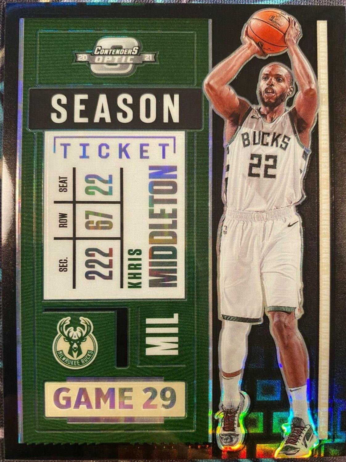 Khris Middleton [Black Pandora] #13