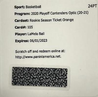 LaMelo Ball [Autograph Orange] #105