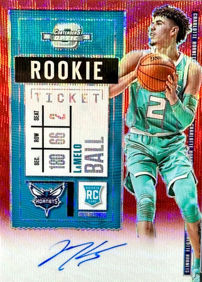 LaMelo Ball [Autograph Red Wave] #105