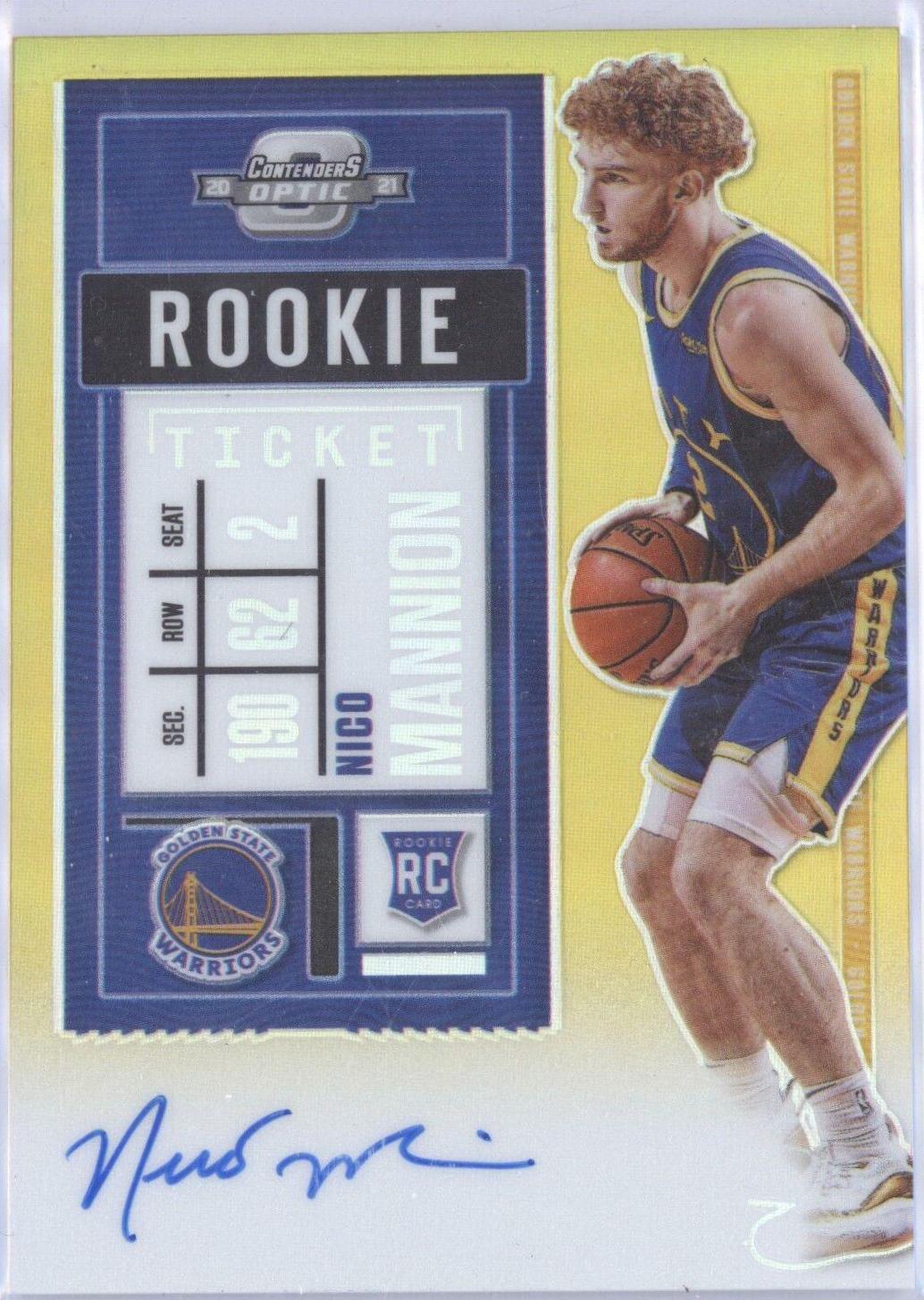 Nico Mannion [Autograph Gold] #107V