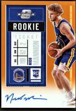 Nico Mannion [Autograph Orange] #107