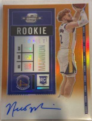 Nico Mannion [Autograph Orange] #107V
