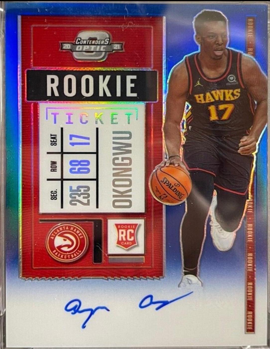 Onyeka Okongwu [Autograph Blue] #114V