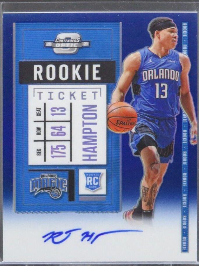 RJ Hampton [Autograph Blue] #136V