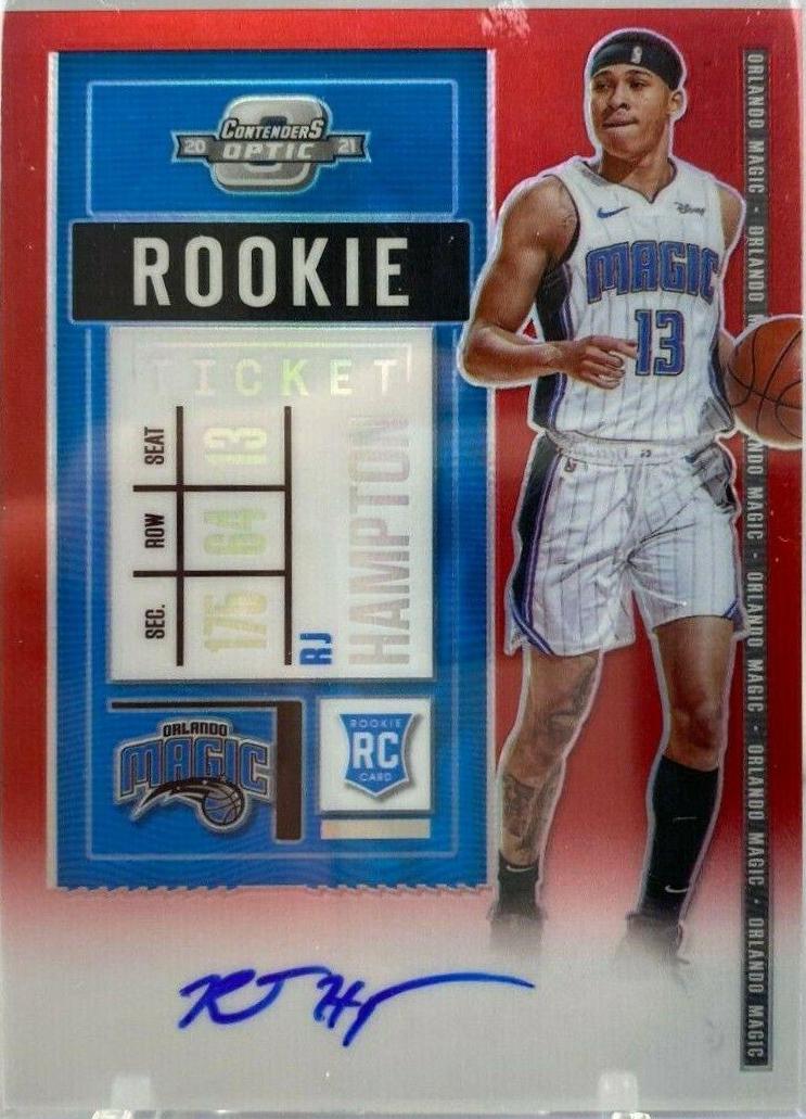 RJ Hampton [Autograph Red] #136