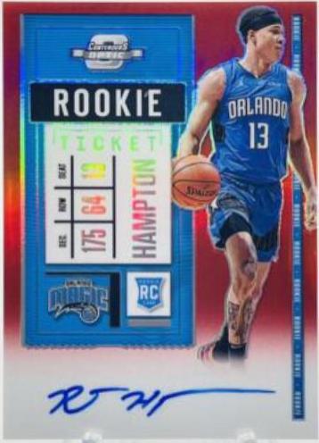 RJ Hampton [Autograph Red] #136V