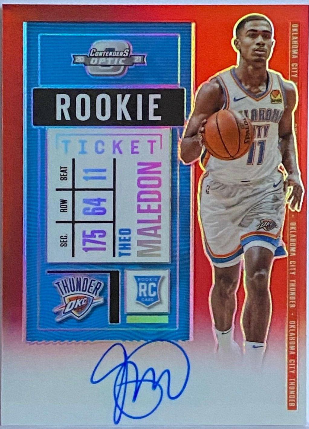 Theo Maledon [Autograph Red] #116