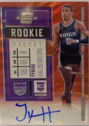 Tyrese Haliburton [Autograph Red Wave] #125