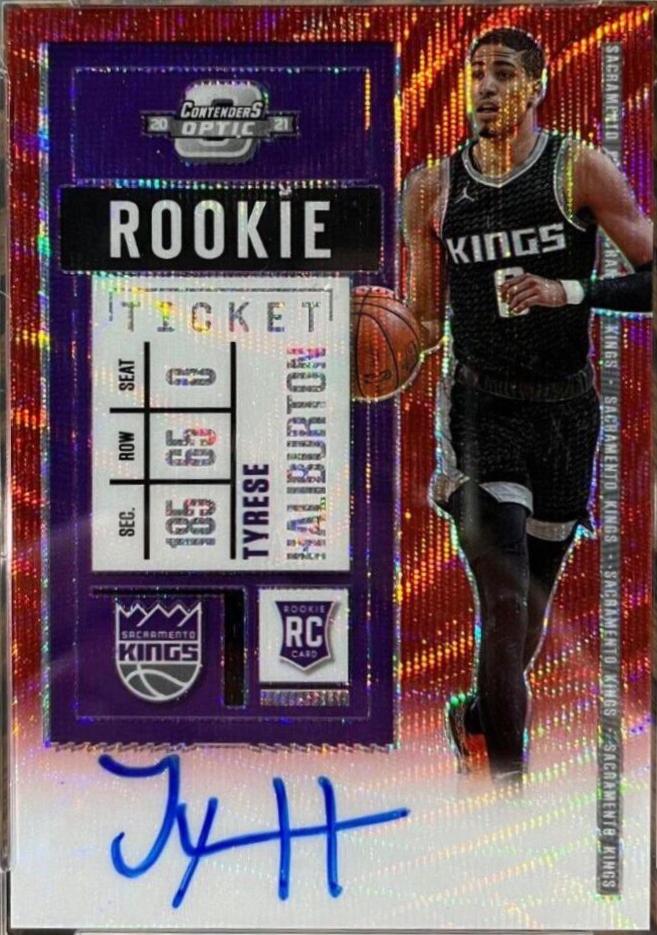Tyrese Haliburton [Autograph Red Wave] #125V