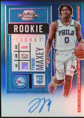 Tyrese Maxey [Autograph Blue] #120