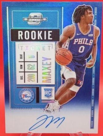 Tyrese Maxey [Autograph Blue] #120V