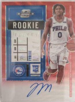 Tyrese Maxey [Autograph Red Wave] #120