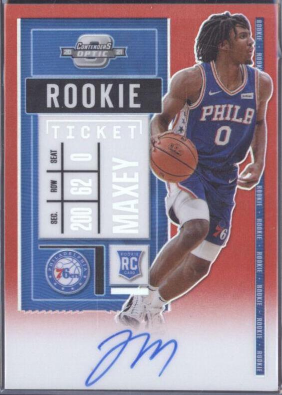 Tyrese Maxey [Autograph Red] #120V