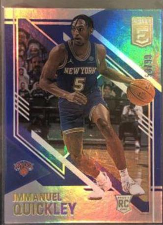 Immanuel Quickley [Blue] #123