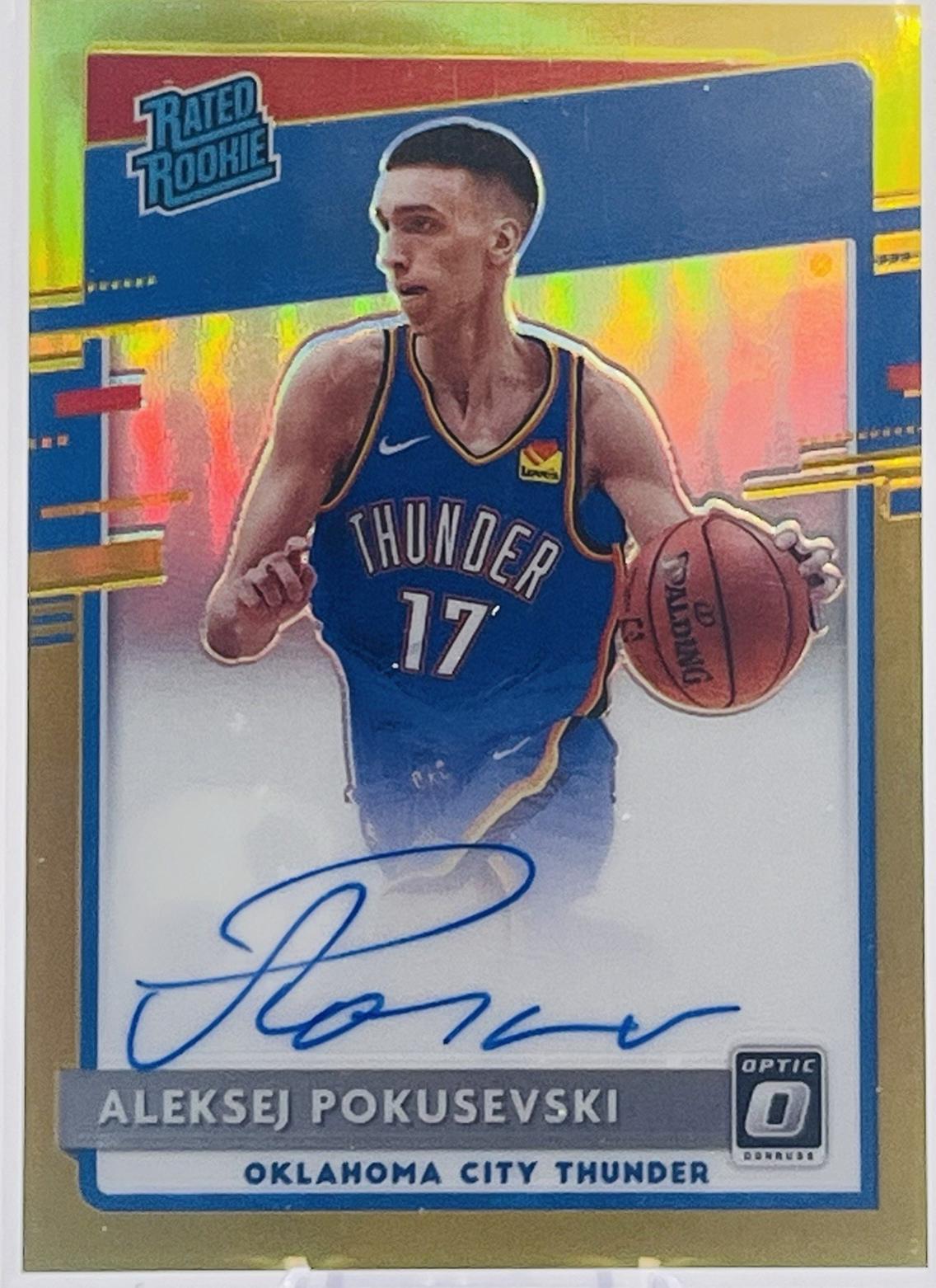Aleksej Pokusevski [Autograph Gold] #167