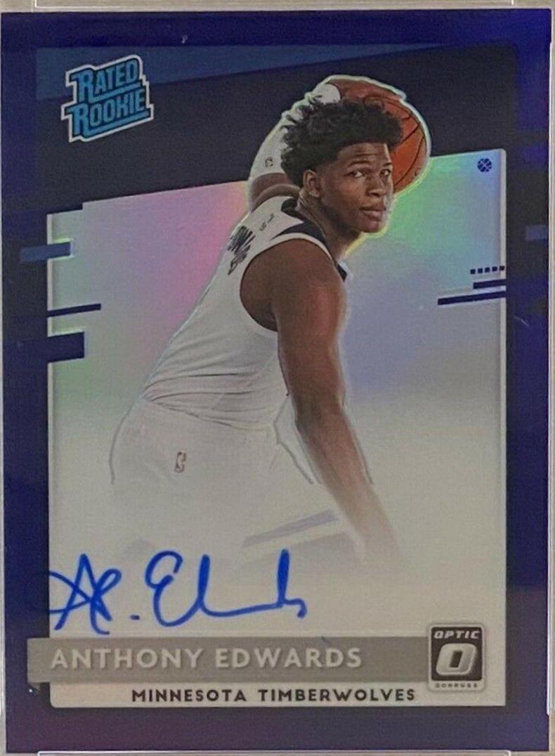 Anthony Edwards [Autograph Purple] #151