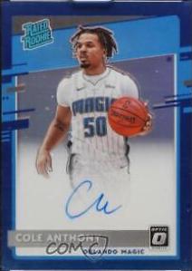 Cole Anthony [Autograph Blue] #165