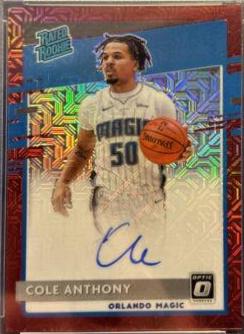 Cole Anthony [Autograph Choice] #165