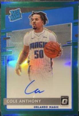 Cole Anthony [Autograph Green] #165