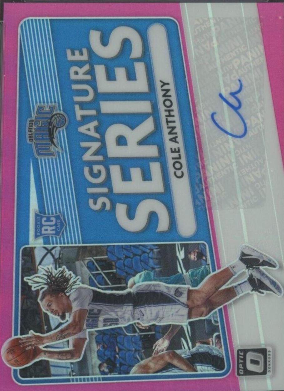 Cole Anthony [Autograph Pink] #165