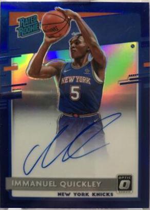 Immanuel Quickley [Autograph Blue] #175