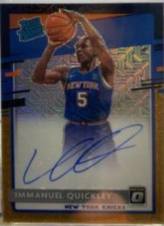 Immanuel Quickley [Autograph Choice Black Gold] #175