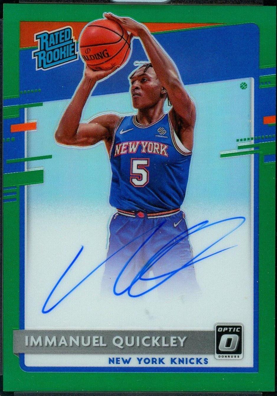 Immanuel Quickley [Autograph Green] #175