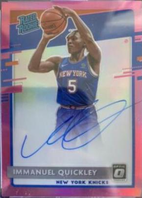Immanuel Quickley [Autograph Pink] #175